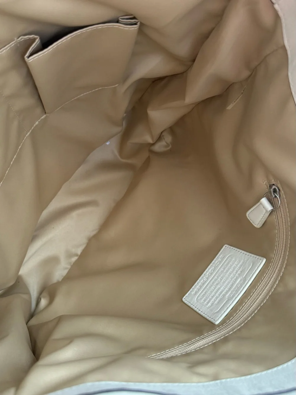 Coach spacious woven